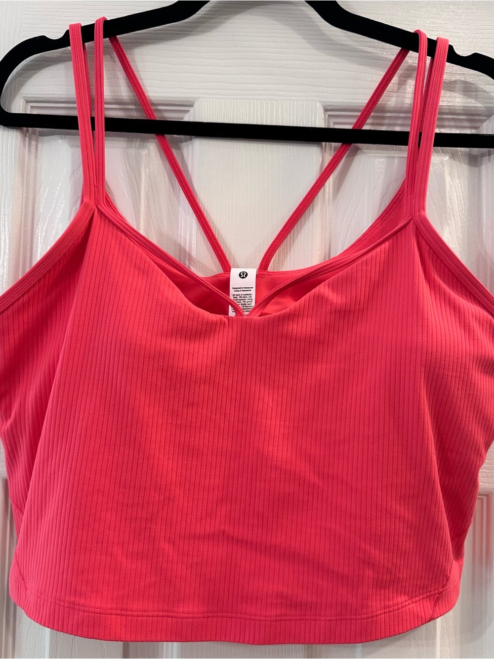 Lululemon Align Strappy
Ribbed Tank Top - Glaze Pink 14